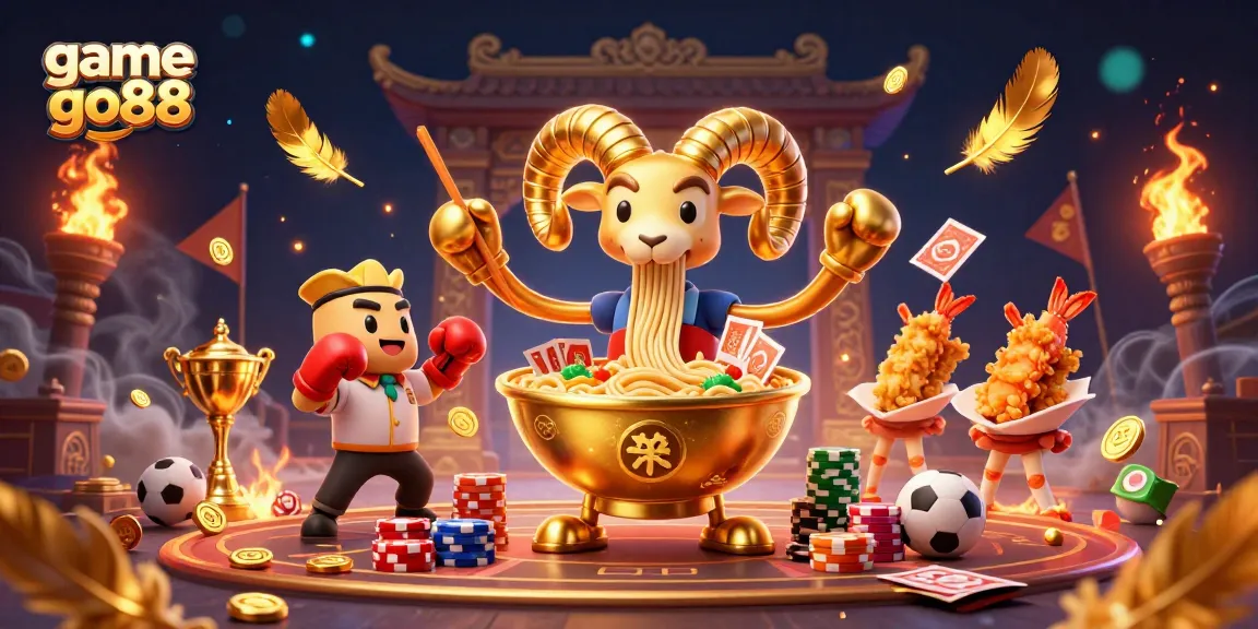 Exciting game go88 featuring characters in a vibrant sports betting scene