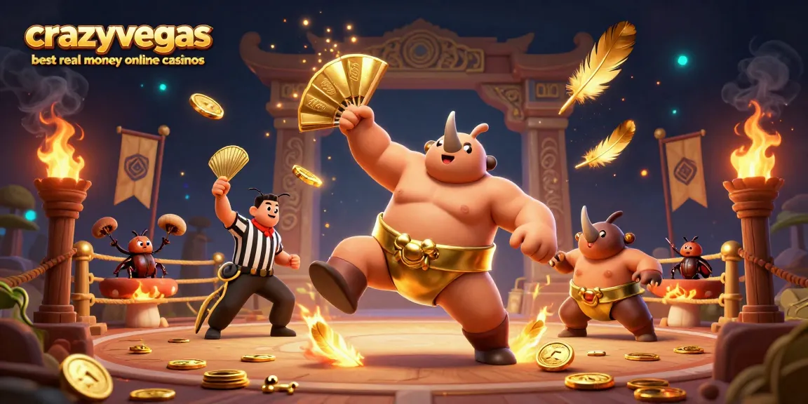 Experience the excitement with crazyvegas best real money online casinos depicted in lively 3D action.