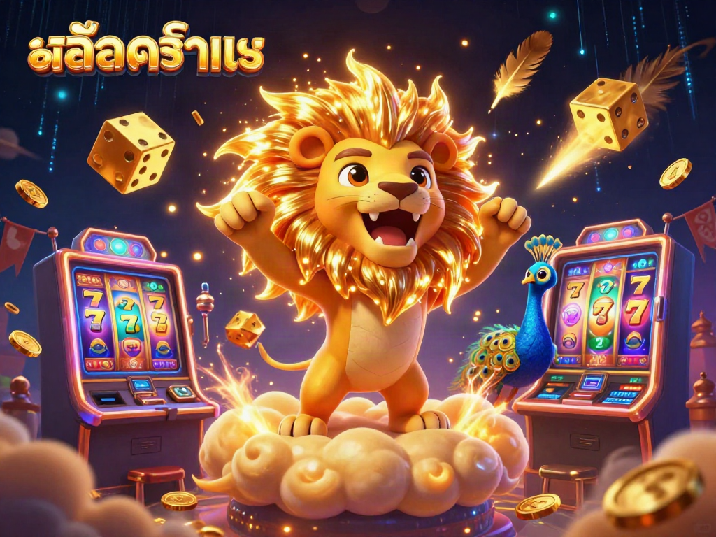 Experience exciting สล็อตทดลอง gameplay with vibrant 3D casino elements and dynamic characters.