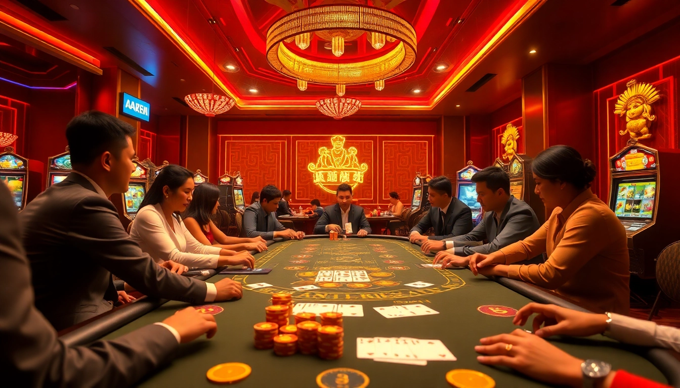 Experience the excitement of Lucky Neko PG Soft เกมมือถือทำเงิน as players engage in high-stakes gaming.