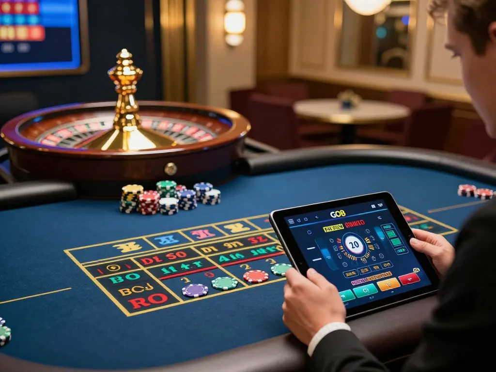 Join the excitement of GO8 while placing bets at a dynamic live dealer roulette game.