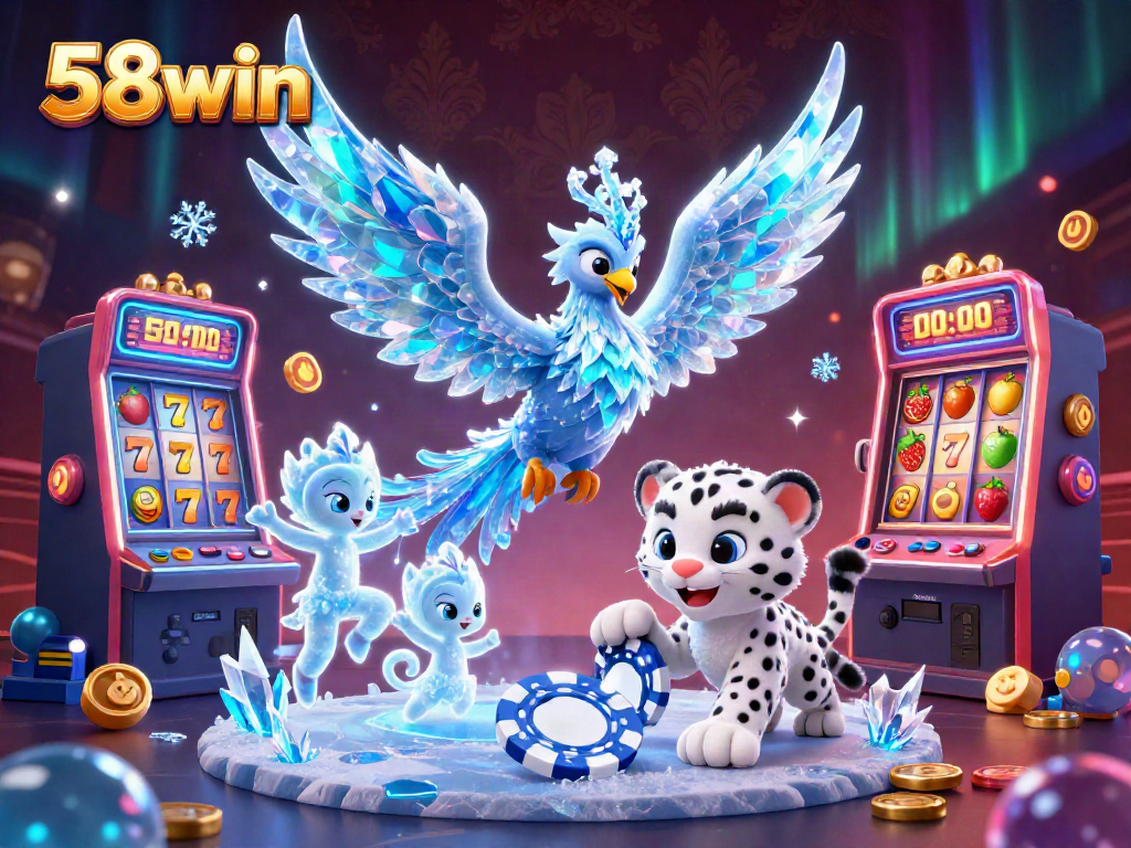 Experience thrilling gameplay at 58win with dazzling symbols and enchanting characters in a magical casino.
