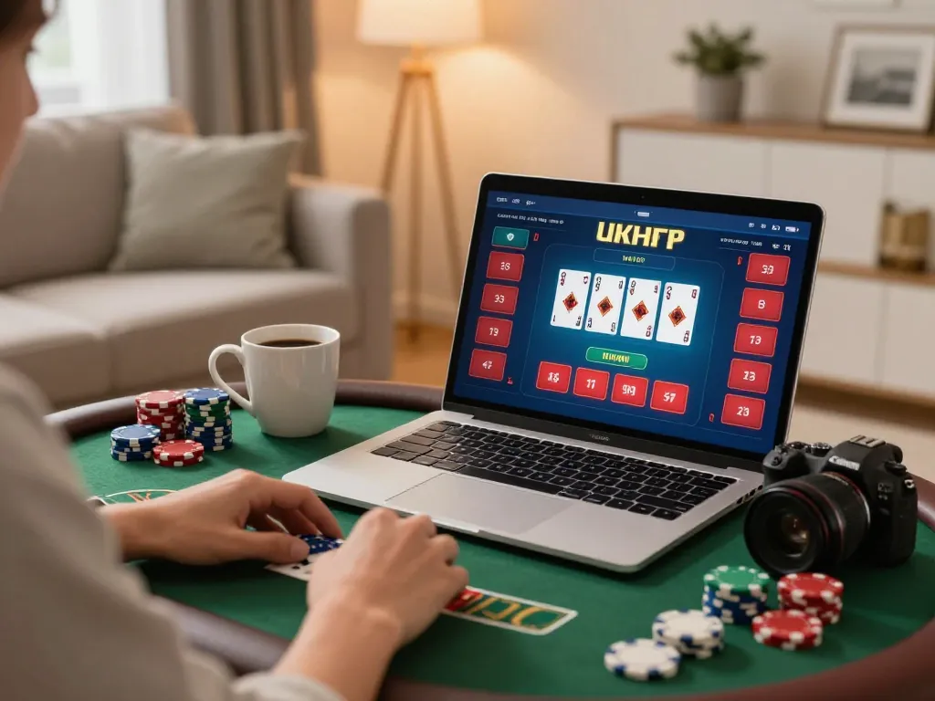 Engaging online blackjack experience showcasing strategic gameplay at casinosscope with vibrant interface and cozy atmosphere.