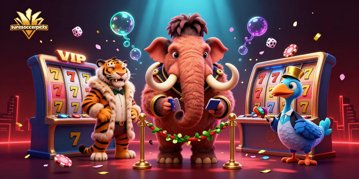 Experience winning strategies with suresoccerpicks through animated casino characters and vibrant gaming elements.