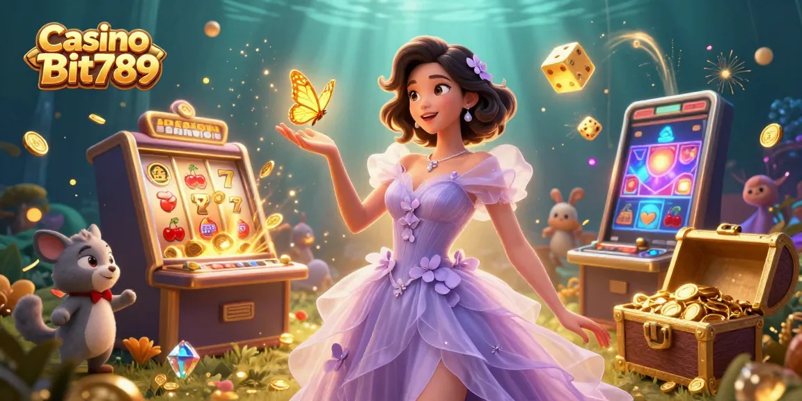 Engage in thrilling games at Casino Bit789 with vibrant jackpot visuals and captivating elements.