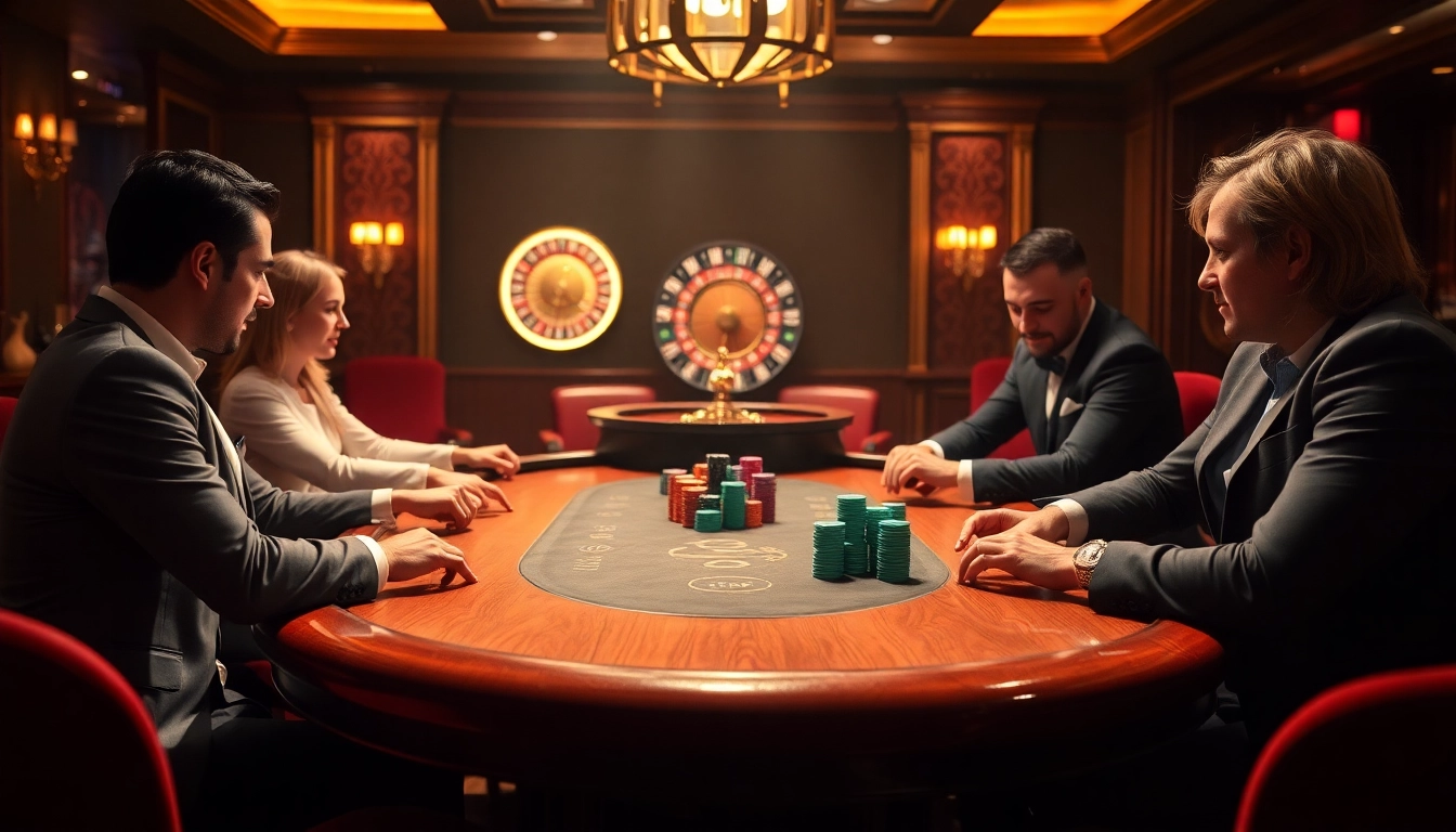 Experience thrilling action at dr88's luxurious casino tables with vibrant chips and excitement.