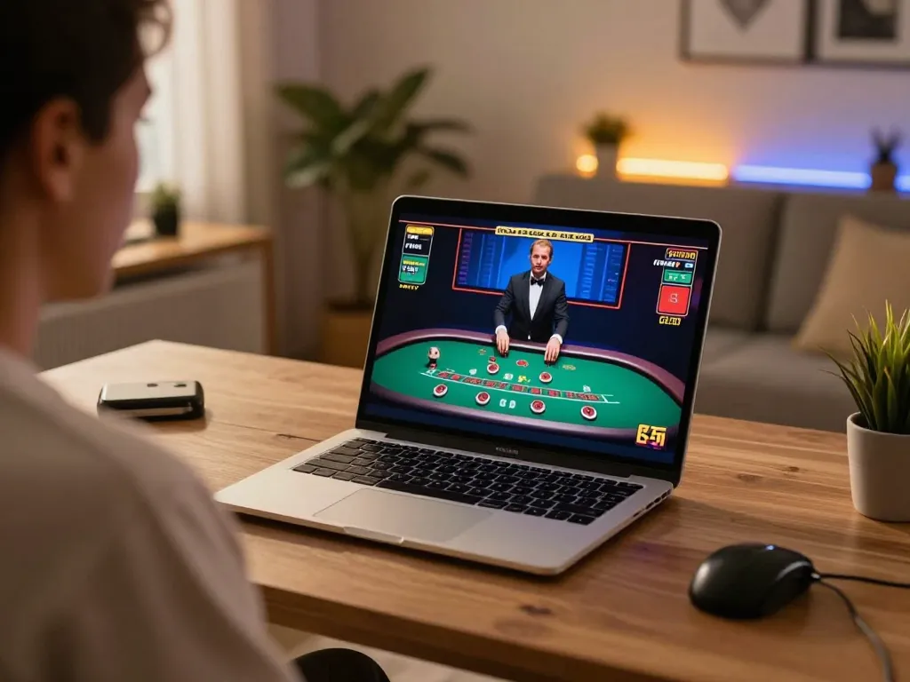 Experience fun with ทางเข้า m115 at engaging online blackjack games on a cozy home setup