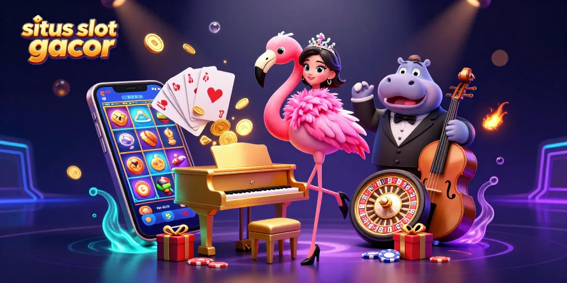 Menghadirkan situs slot gacor dengan visual menarik, slot game berwarna cerah, dan karakter kartun ikonik.