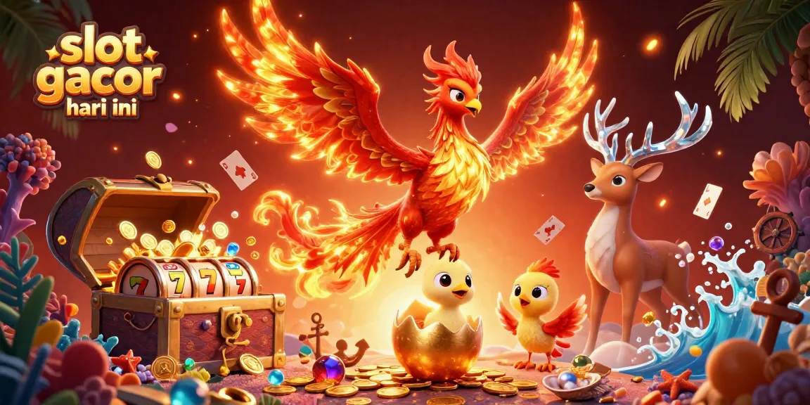 Engage with slot gacor hari ini featuring fiery phoenix, treasures, and dynamic casino elements.