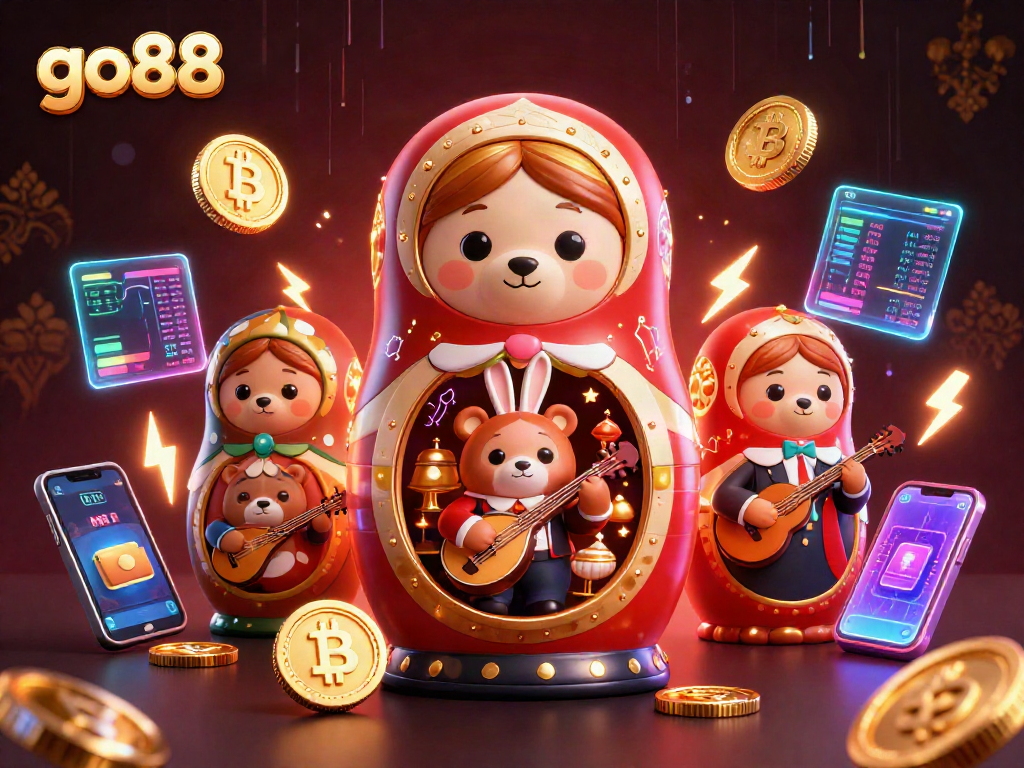 Engage in lavish gaming opportunities with go88, featuring vibrant animated casino characters and digital currencies.