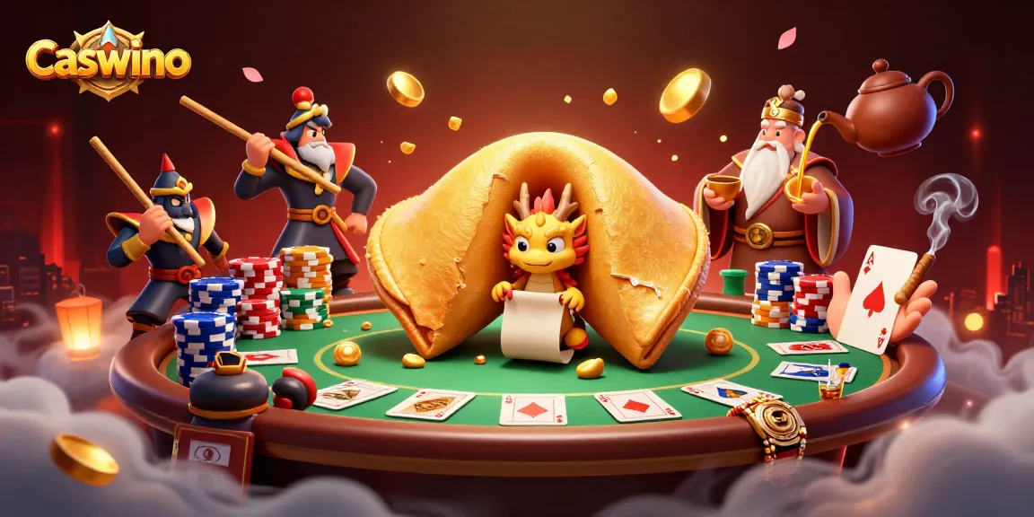 Experience the excitement of Caswino Casino with vibrant gaming characters amidst rich casino elements.