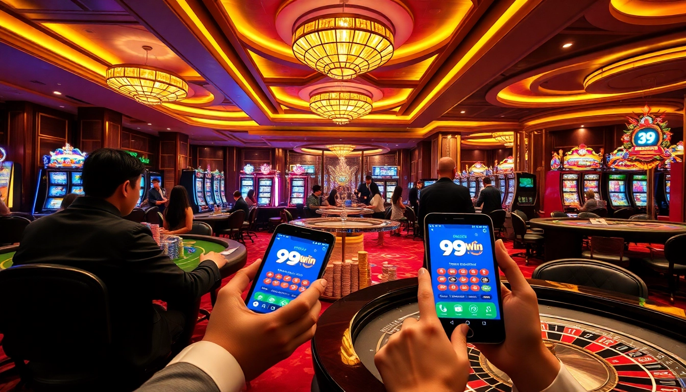 The 99win app enhances your gambling experience with exciting casino visuals.