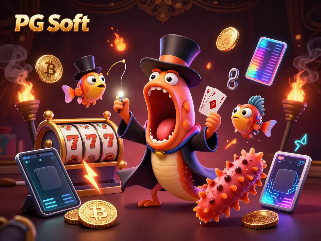 Permainan PG Soft menyajikan ilustrasi slot gacor menawan dengan karakter unik dan elemen menarik.