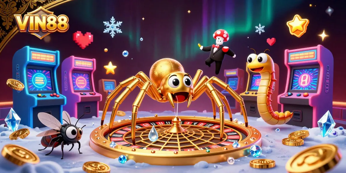 Engage in dynamic betting action with VIN88 at this vibrant online casino illustration.