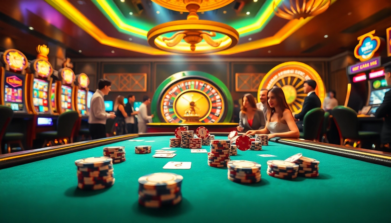 Professional gamblers strategizing at a poker table at https://xx88.day/ while enjoying the excitement of casino gaming.
