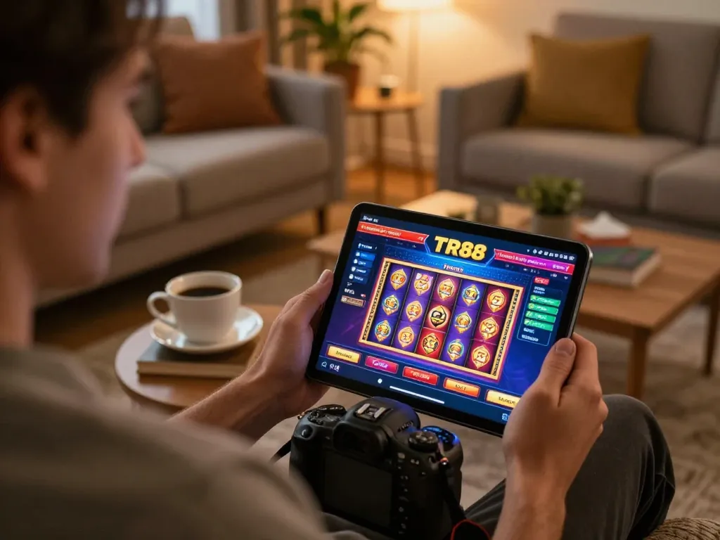 Engaging in exciting gameplay on TR88 trang chủ, showcasing vibrant online casino game interface