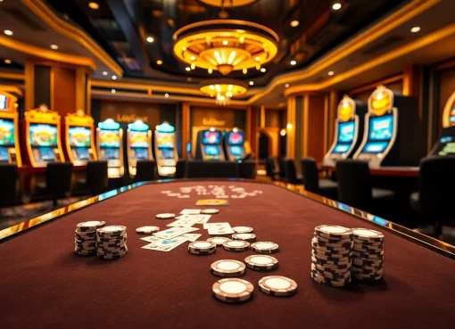 Exciting casino atmosphere featuring professional gambling games at Luckywin.