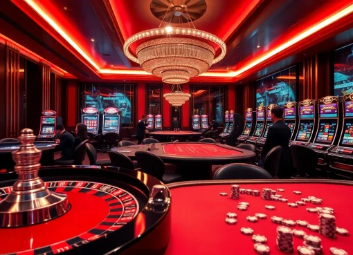 Exciting action at nhà cái Man88 featuring players at poker and roulette tables.