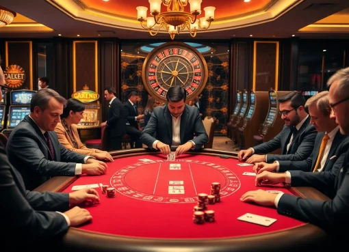 High-stakes poker game showcasing strategic gameplay, questioning if is hidden wiki illegal in this luxury casino setting.