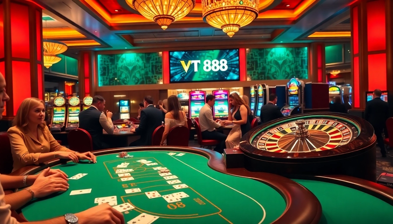Experience the excitement at VT 88 casino, featuring thrilling poker and roulette action.