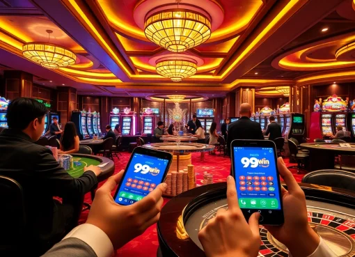 The 99win app enhances your gambling experience with exciting casino visuals.