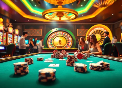 Professional gamblers strategizing at a poker table at https://xx88.day/ while enjoying the excitement of casino gaming.